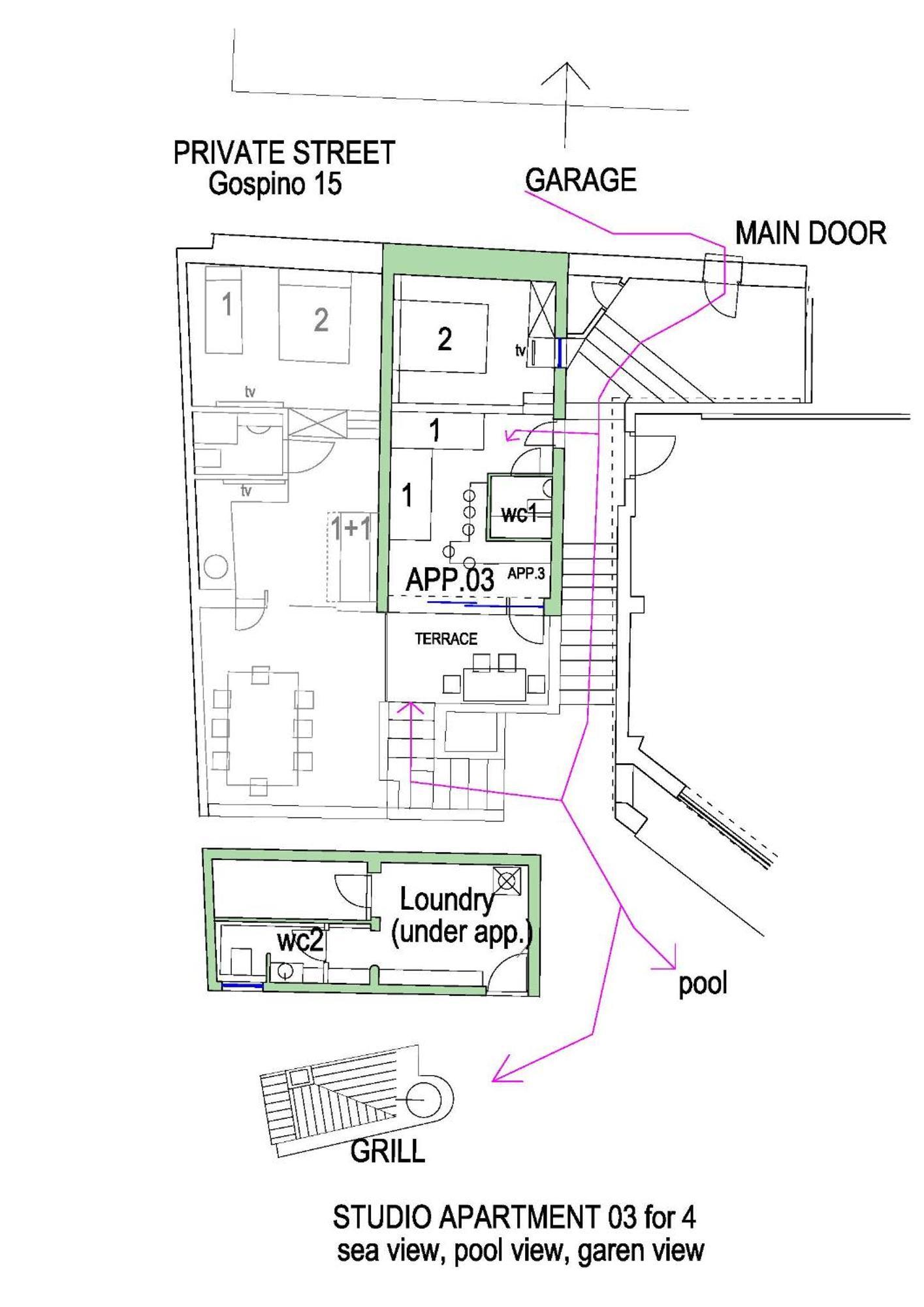 Bella Vista House Apartments, Hot Pool And Jacuzzi